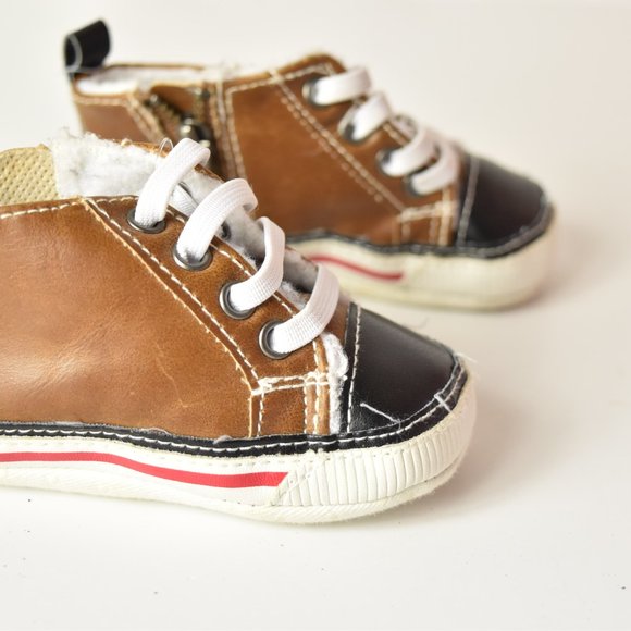 Botties in brown with side zip - Picture 4 of 5